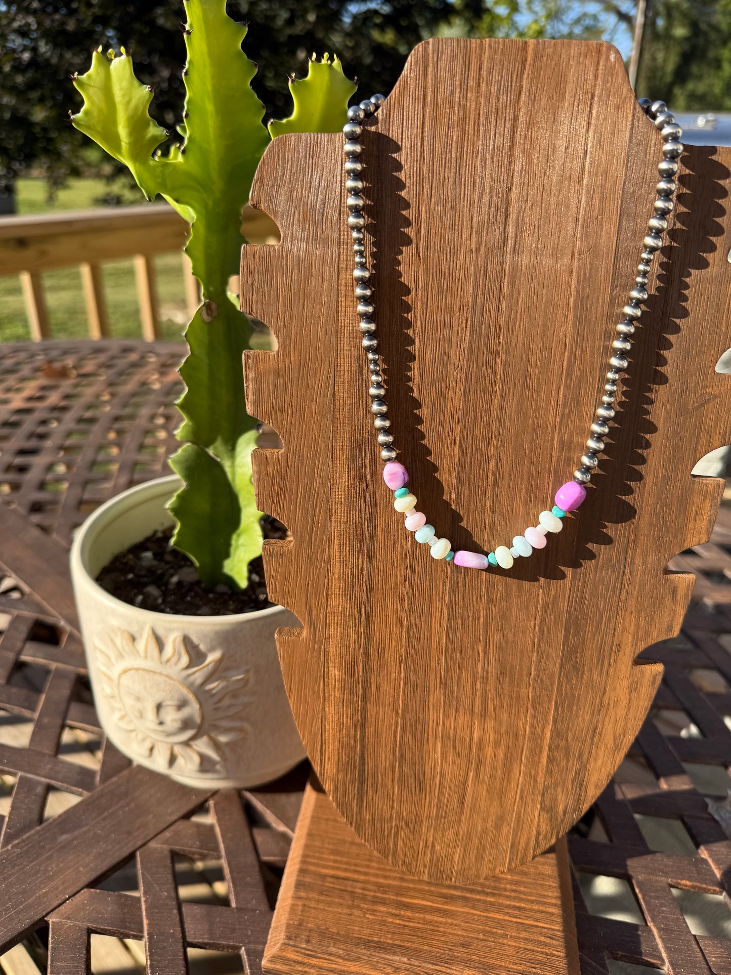 4mm & 6mm Sterling Silver Pearls, Dyed Opals, Turquoise, Mother of Pearl